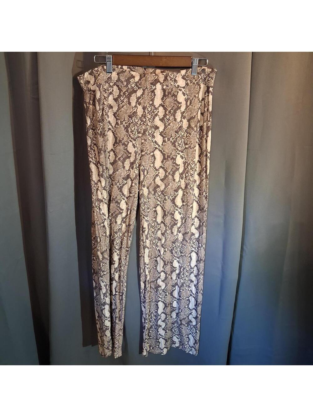H&M Basics Snake Print Pants Size Large